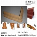 PVC skirting board