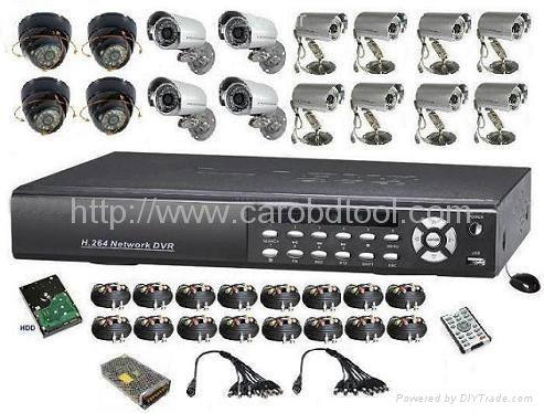 Free shipping CCTV H.264 1TB Network DVR 16 Cameras security system 