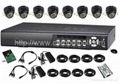 8 channel cctv camera system with 1000GB