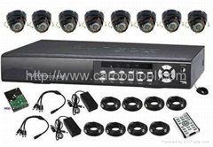 8 channel cctv camera system with 1000GB HDD security product 