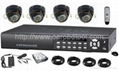 4CH CCTV DVR Kit 500GB HDD 4 CCD Cameras