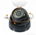 420TVL 1/4" Sharp CCD dome camera IR 15m cctv camera  2