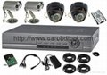 4CH cctv systems camera 500GB HDD home security system 