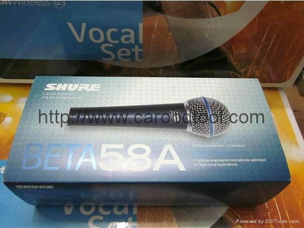 High quality free shipping New Boxed beta 58 A wired vocal microphone  2