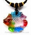 coloured glaze necklace 1