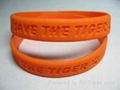 Debossed Silicone Bracelets 2