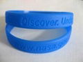 Debossed Silicone Bracelets 3