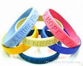 Debossed Silicone Bracelets 1