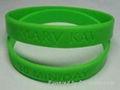 Debossed Silicone Bracelets 4