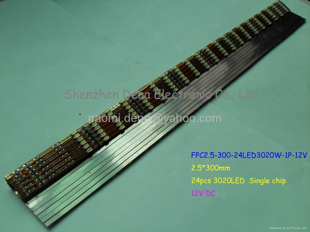 2.5mm Flexible led strip 3020 led light  3