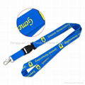 Screen Printed Ployester Lanyard