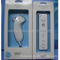 White Skin nunchuck and Remote Controle (hand) for Nintendo wii Console Accessor