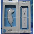 White Skin nunchuck and Remote Controle (hand) for Nintendo wii Console Accessor