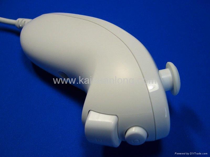 White Skin nunchuck and Remote Controle (hand) for Nintendo wii Console Accessor 5