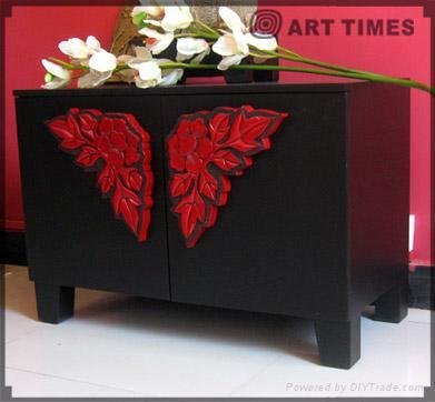 cabinet w/peonies 4