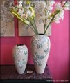 vase w/camellia