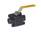 high pressure forged steel 3pc ball valve