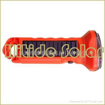 HTD102-5H太阳能手电筒 2