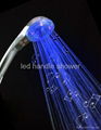 LED music shower head light