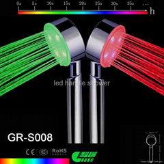 bathroom colorful led shower head