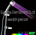 Green shower with LED light 4