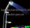 Green shower with LED light 5