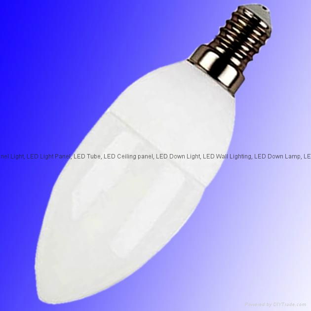 LED Candle lamp 3W, Cool White, Samsung LED, Base: E14, 120 degree