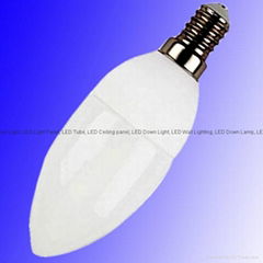 LED Candle lamp 3W, Cool White, Samsung LED, Base: E14, 120 degree