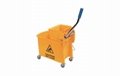 Single mop bucket and wringer 2