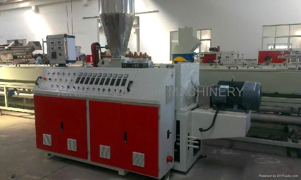 SJSZ-65/132 PVC Conical Twin Screw Extruder 3