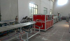 16-40mm PVC pipe production line-double pipe outlets