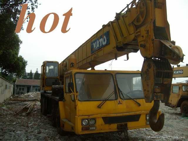 used truck crane (50 ton original kato crane) 2