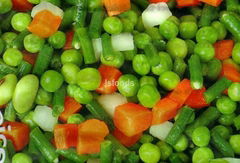 Frozen mixed vegetables