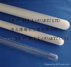 Quartz Glass Tube with One End Domed for Water Filter