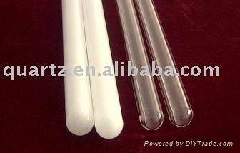 Quartz Glass Tube with One End Domed for Water Filter 2