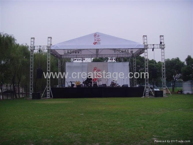 aluminum stage roofing truss