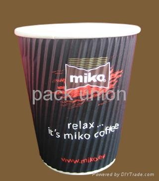 Paper Coffee Cup/Ripple Wall Paper Cup/Doubel Wall Paper Cup 3