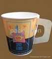 Paper cup with handle,Coffee paper cup,