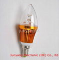 Attractive 3w Candle Shape LED Light with E14 Socket 1