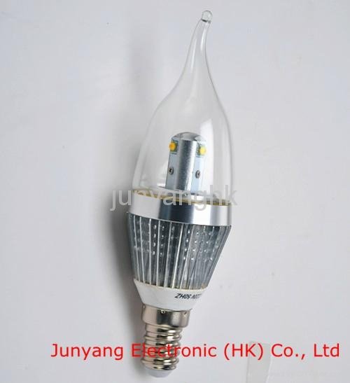 Attractive 3w Candle Shape LED Light with E14 Socket 2