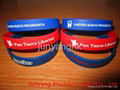 Good price Silicone Wristband with print logo or Debossed logo 4