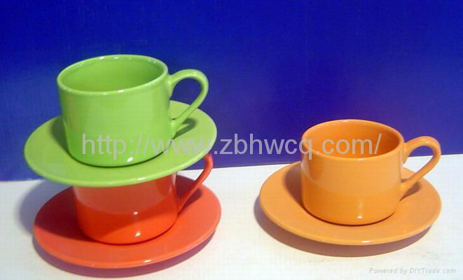 Ceramic Cup&saucer 2