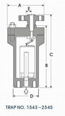 1543~2545 Forged Steel IB Steam Trap