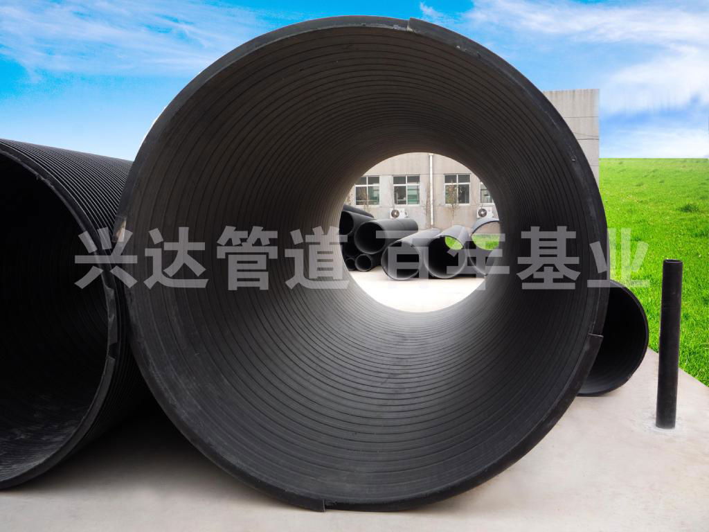 聚乙烯HDPE塑鋼纏繞排水管