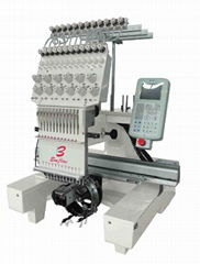 Single head compact embroidery machine