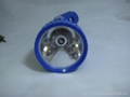 New led torch  flashlight 1+1lamp hot selling 2