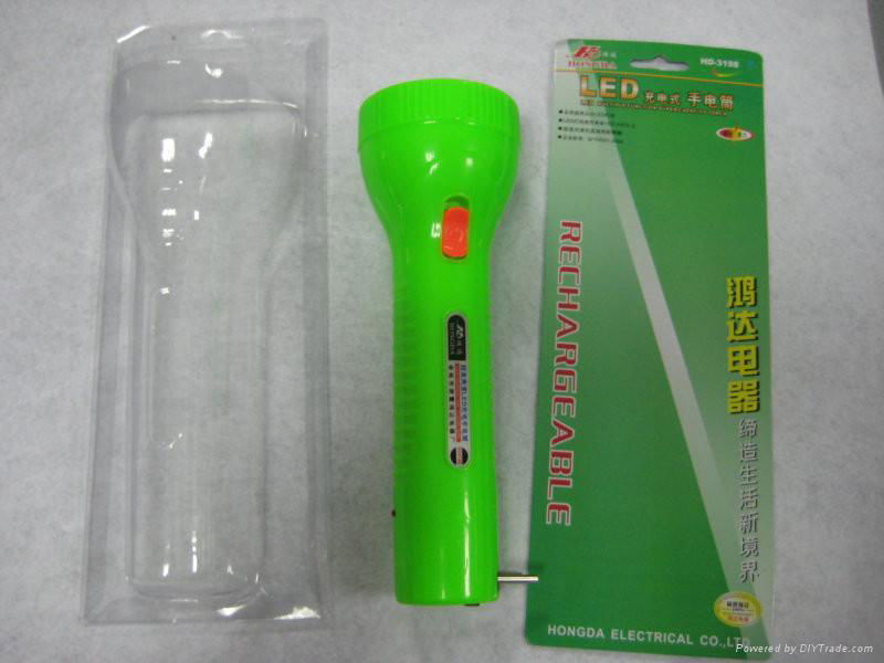 HD-3198 rechargeable led torch,led flashlight 3