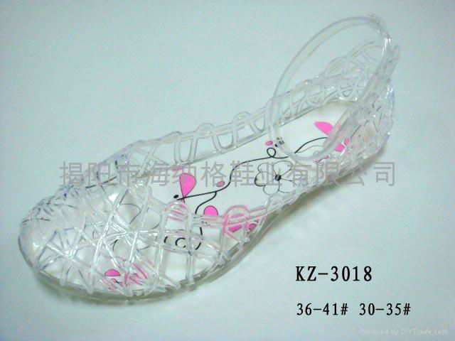 PVC水晶凉鞋 5