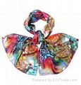 Silk Scarf-digital printing 2