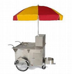 hot dog cart